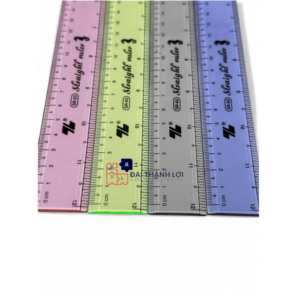 THƯỚC THẲNG HỌC SINH Thiên Long 30Cm SR03 ( Giao Màu Ngẫu Nhiên)