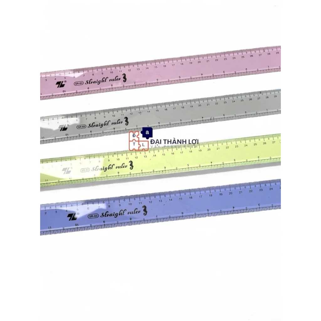 THƯỚC THẲNG HỌC SINH Thiên Long 30Cm SR03 ( Giao Màu Ngẫu Nhiên)