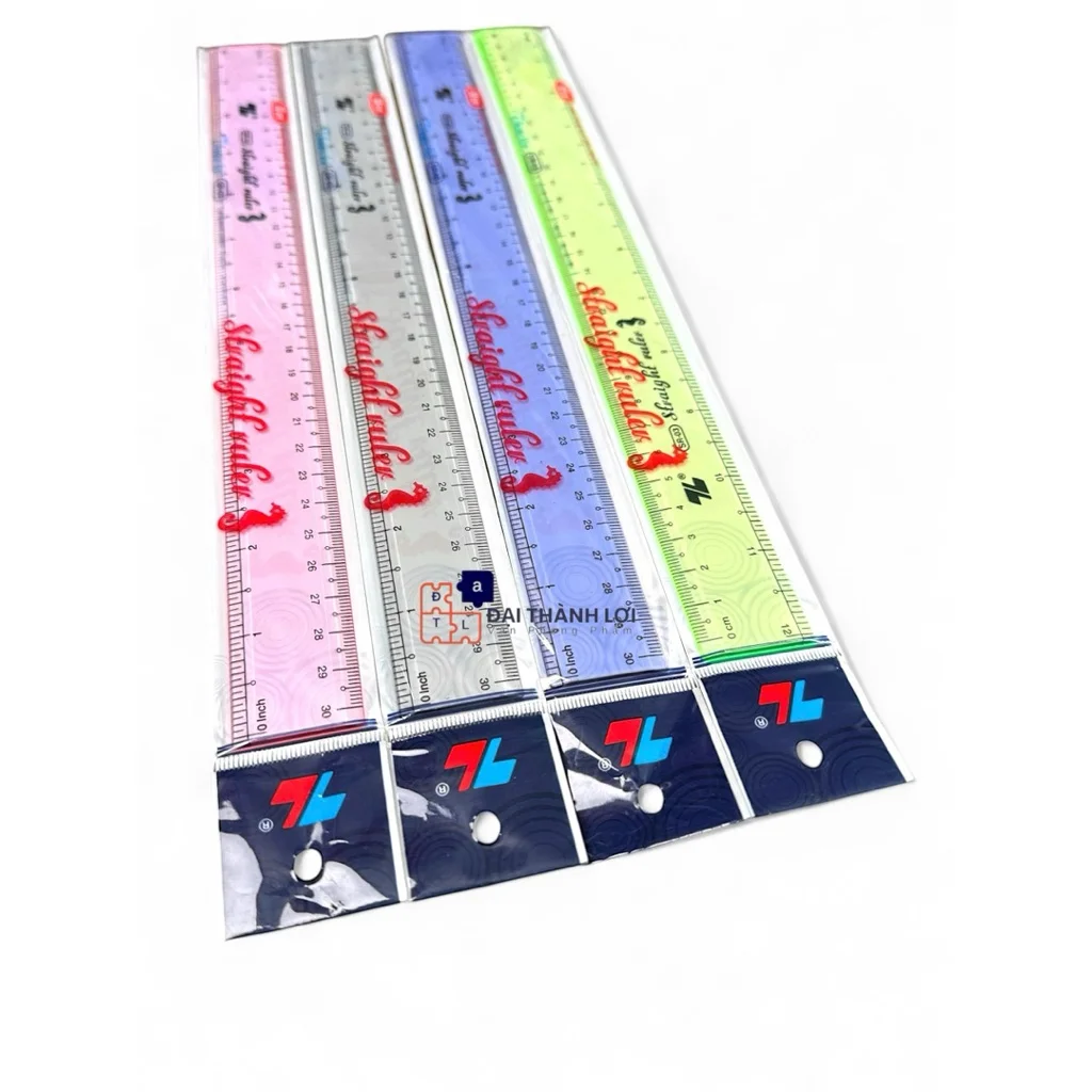 THƯỚC THẲNG HỌC SINH Thiên Long 30Cm SR03 ( Giao Màu Ngẫu Nhiên)