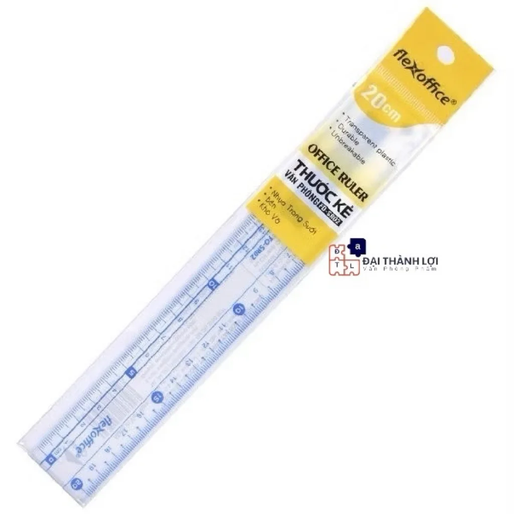 THƯỚC THẲNG Thiên Long 20 Cm FO-SR02 ( Giao màu ngẫu nhiên )
