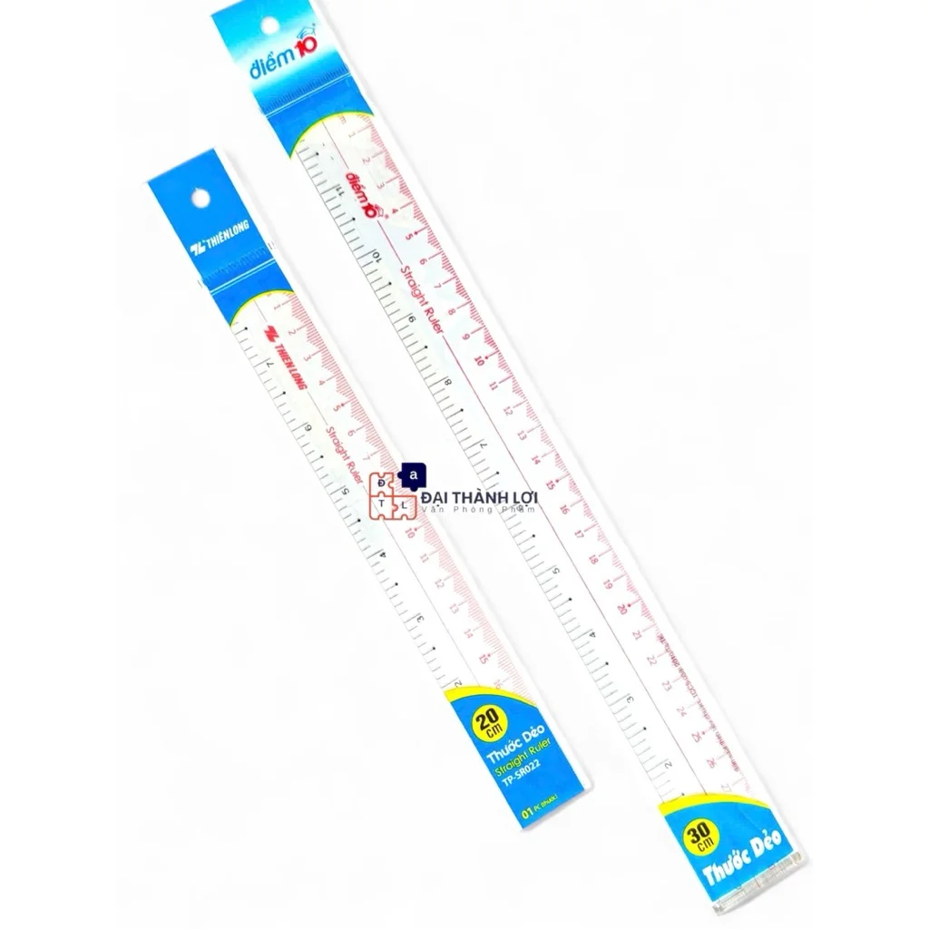 THƯỚC THẲNG THIÊN LONG 20-30CM TP-SR021 / TP-SR022