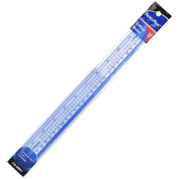 THƯỚC THẲNG Thiên Long 30 Cm FO-SR01 ( Giao Màu Ngẫu Nhiên)