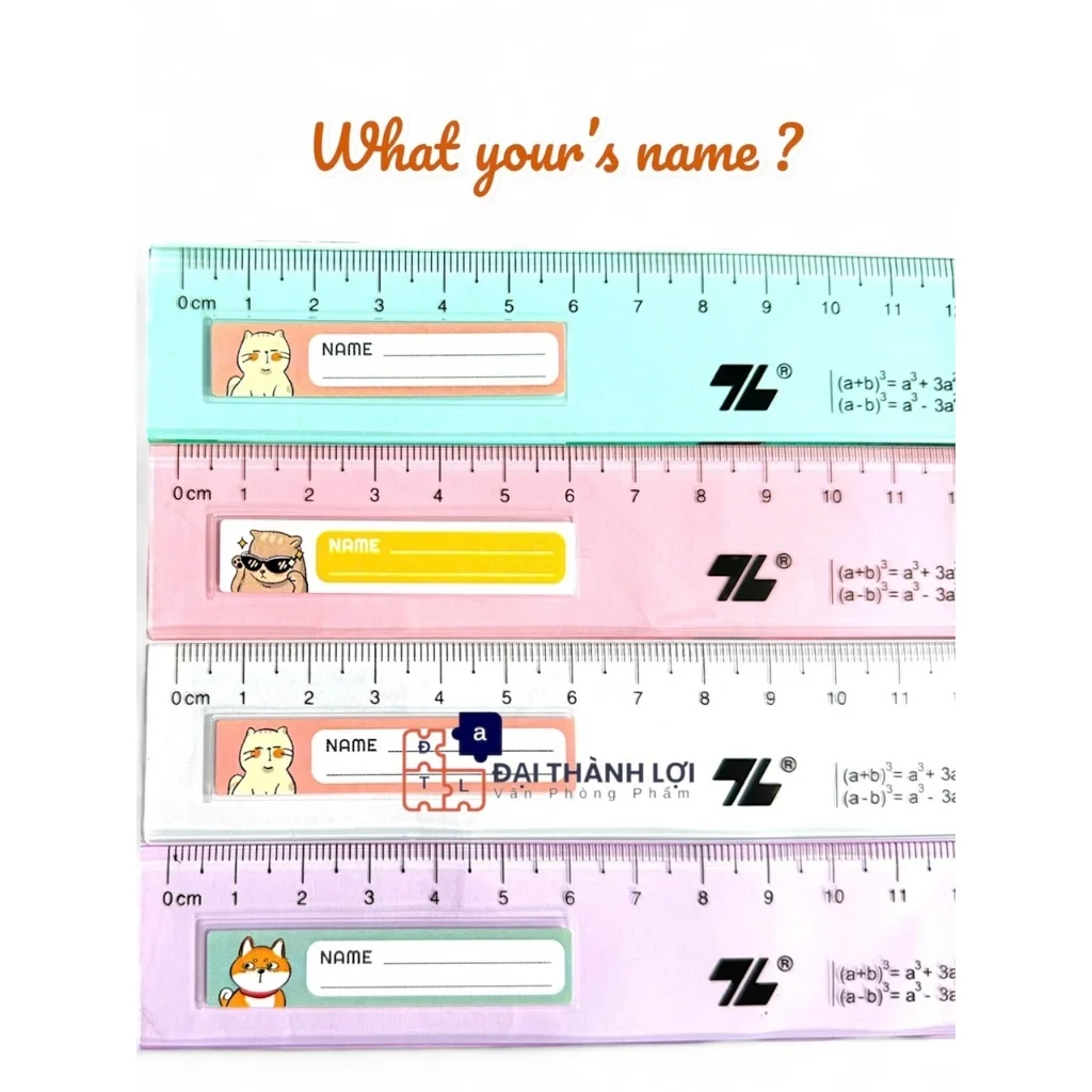 Thước thẳng Thiên Long SR-02 ( Giao Ngẫu Nhiên Mẫu)
