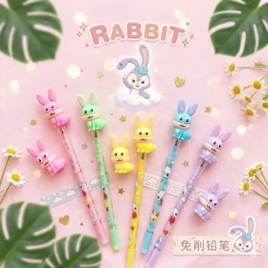 Viết Chì Khúc / Bút Chì Khúc Đầu Thú, Hoạt Hình, Siêu Nhân, Kurumi,Labubu 2B Nhiều Hình Ngộ Nghĩnh