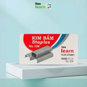 Lõi Kim bấm Staples số 10 Flex Learn FLEX-STS001 - Kim bấm giấy bằng thép cao cấp không gỉ, độ cứng cao