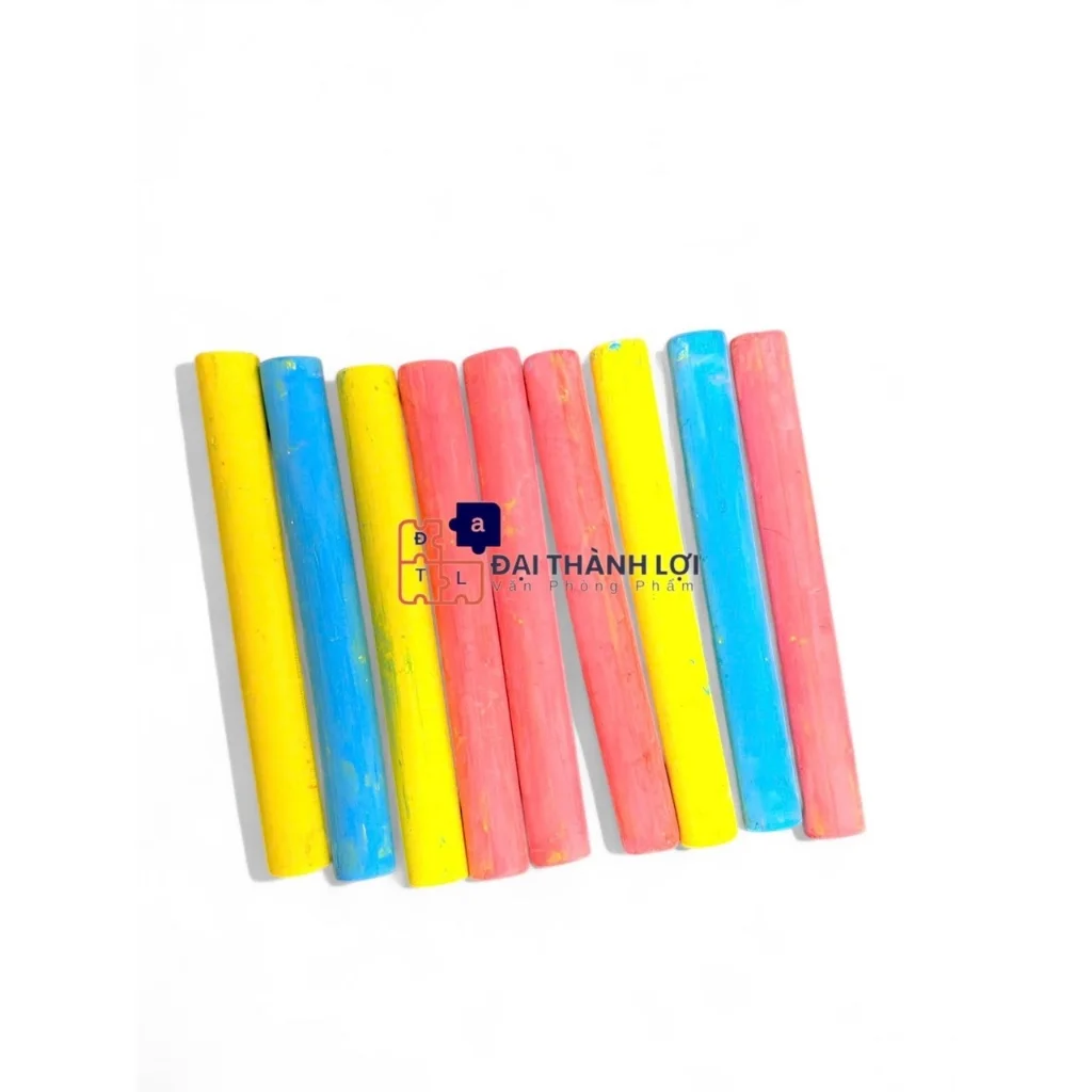 Phấn viết bảng không bụi Thiên Long - phấn màu DC-007