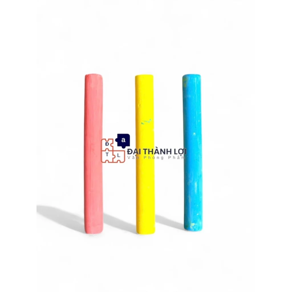 Phấn viết bảng không bụi Thiên Long - phấn màu DC-007