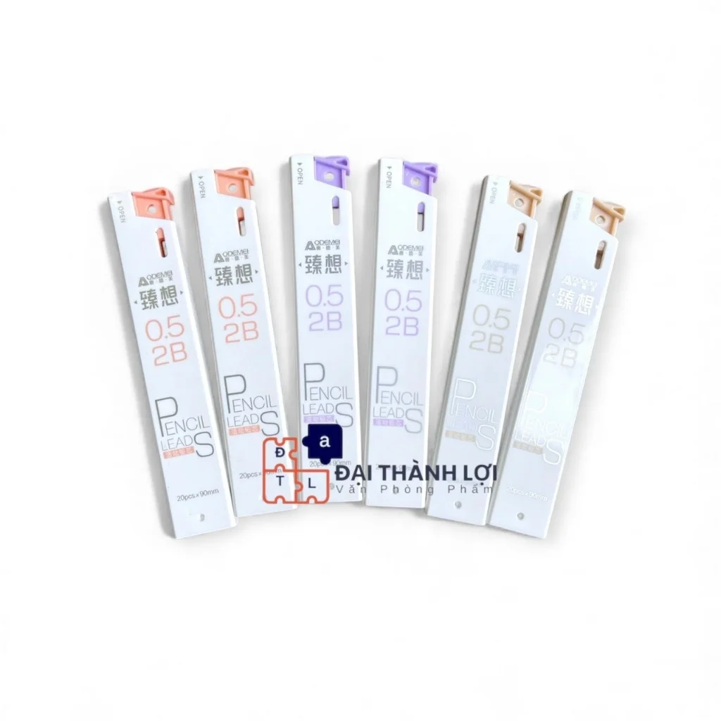 Tuýp Ruột Chì Kim Aodemei 7505,Ngòi 0.5mm/0.7mm 2B Thay Bút Chì Bấm/Nét Viết Trơn Mượt, Chất Lượng Tốt