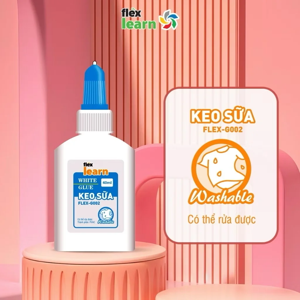 Keo sữa 40ml Flex Learn FLEX-G002 - Bám dính tốt, Thân thiện môi trường