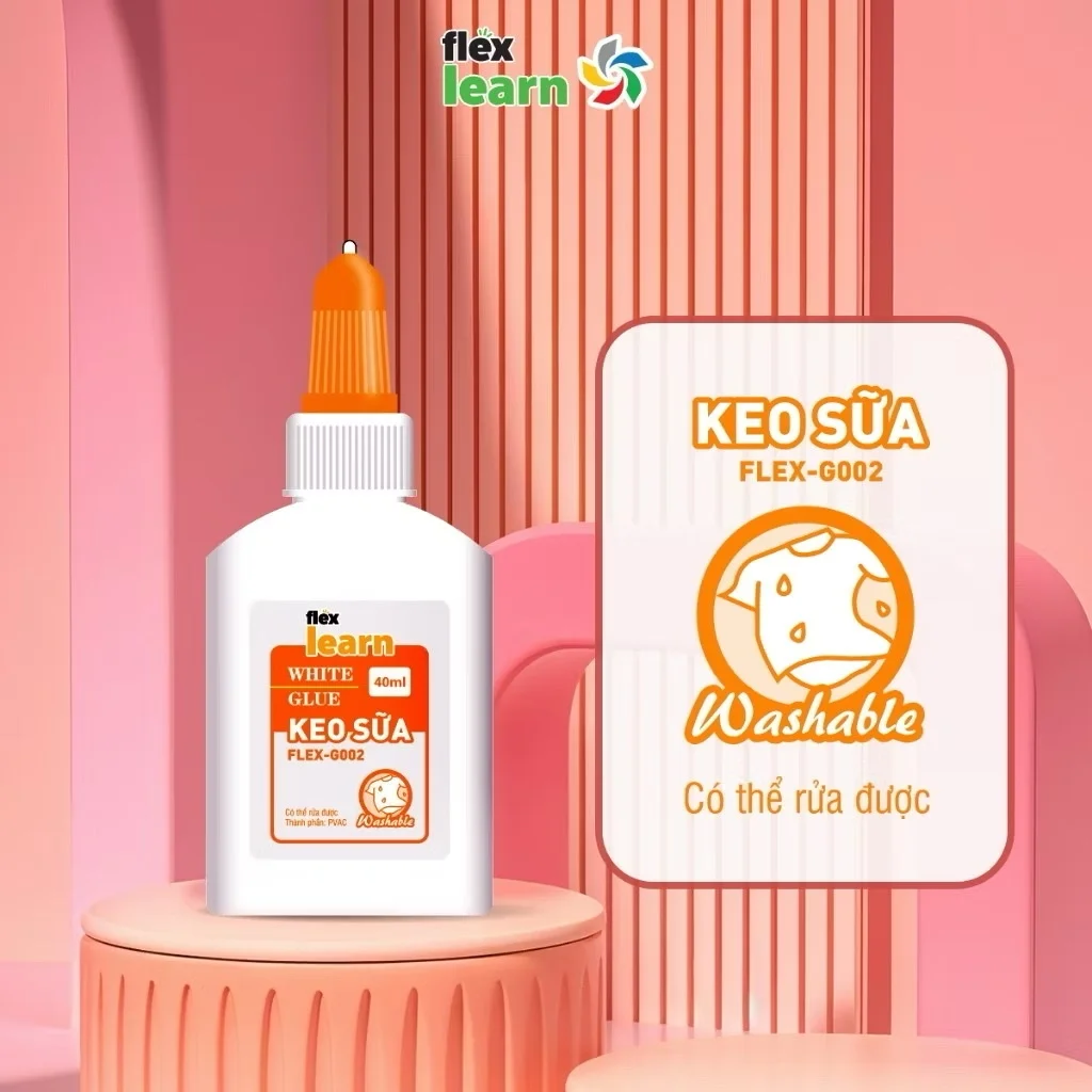 Keo sữa 40ml Flex Learn FLEX-G002 - Bám dính tốt, Thân thiện môi trường