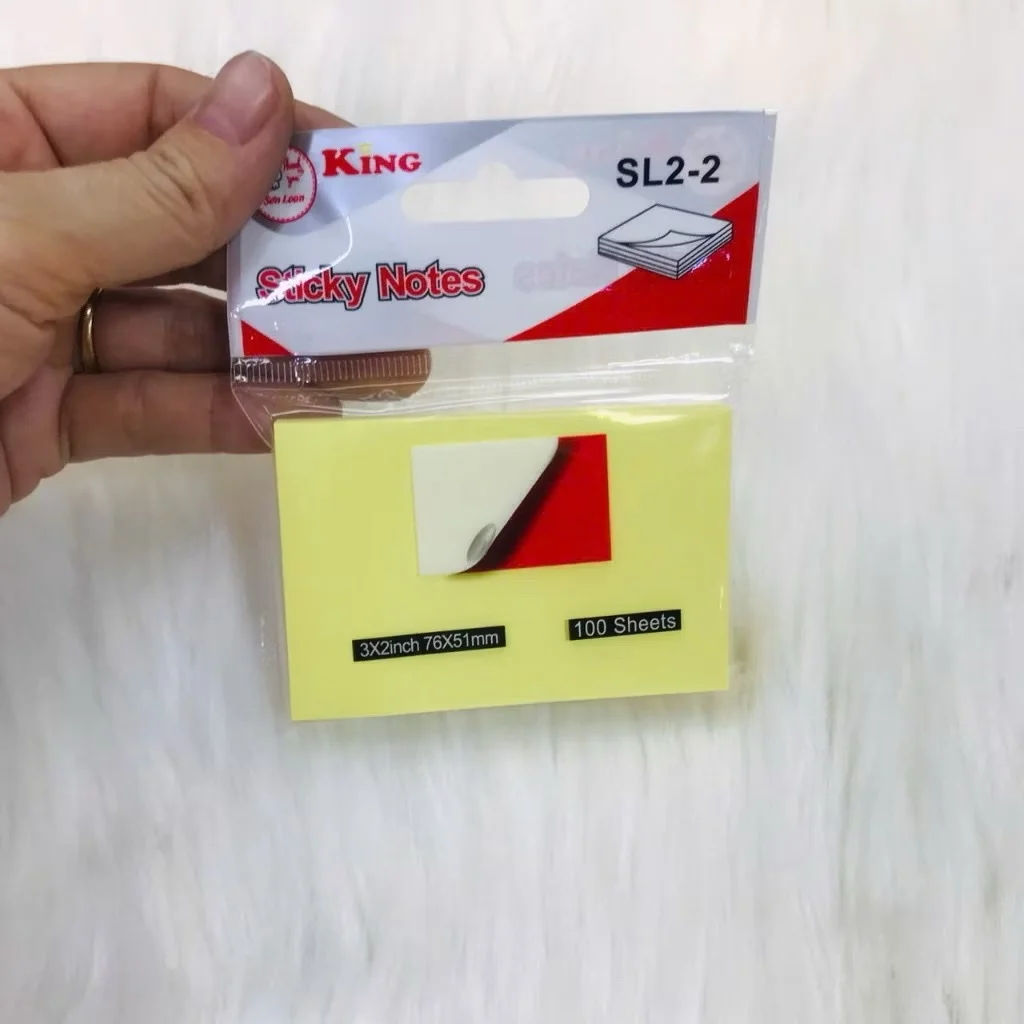 Giấy Note/Giấy Ghi Chú Màu Vàng 3x2/3x3 /3x4 /3x5 Xing Li/ King