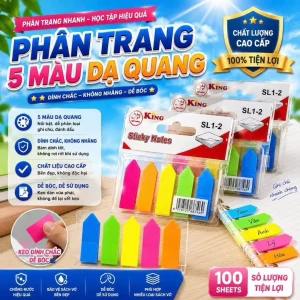 Giấy Note Nhựa Mũi Tên ,Giấy Nhớ Đánh Dấu Trang Ghi Chú Thông Tin Dễ Dàng