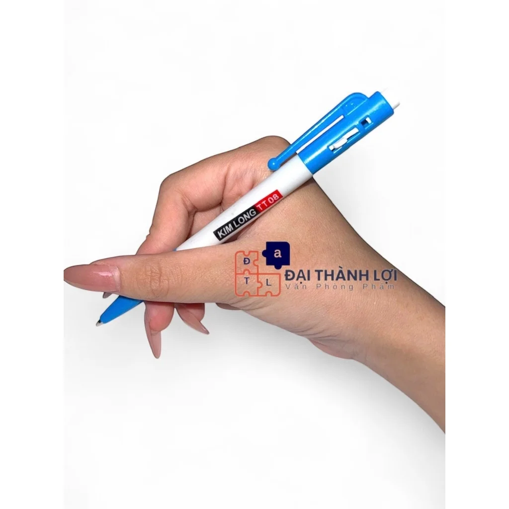 Bút bi mực xanh Kim Long TT-08 - bút kim long - bút bi mực xanh - bút bi ngòi 0.8mm