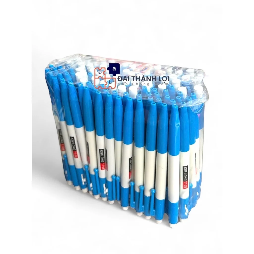 Bút bi mực xanh Kim Long TT-08 - bút kim long - bút bi mực xanh - bút bi ngòi 0.8mm