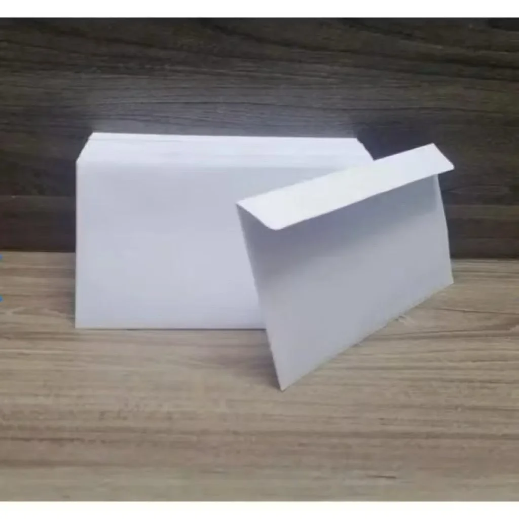 Bao Thư Trắng 12 x 18cm Giấy Trắng Cao Cấp Dày 80gsm
