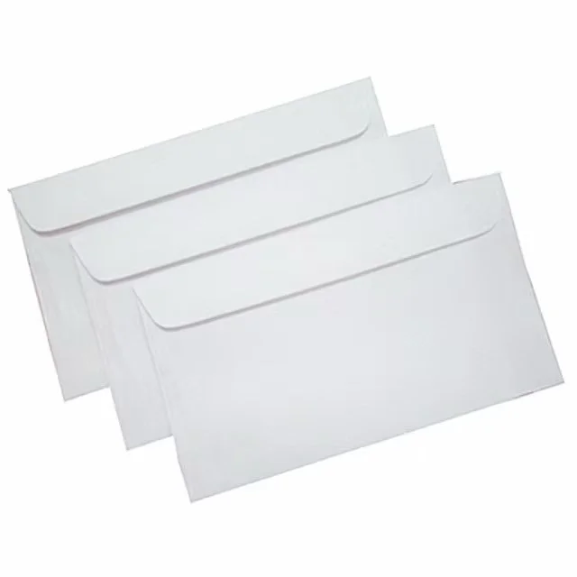 Bao Thư Trắng 12 x 18cm Giấy Trắng Cao Cấp Dày 80gsm