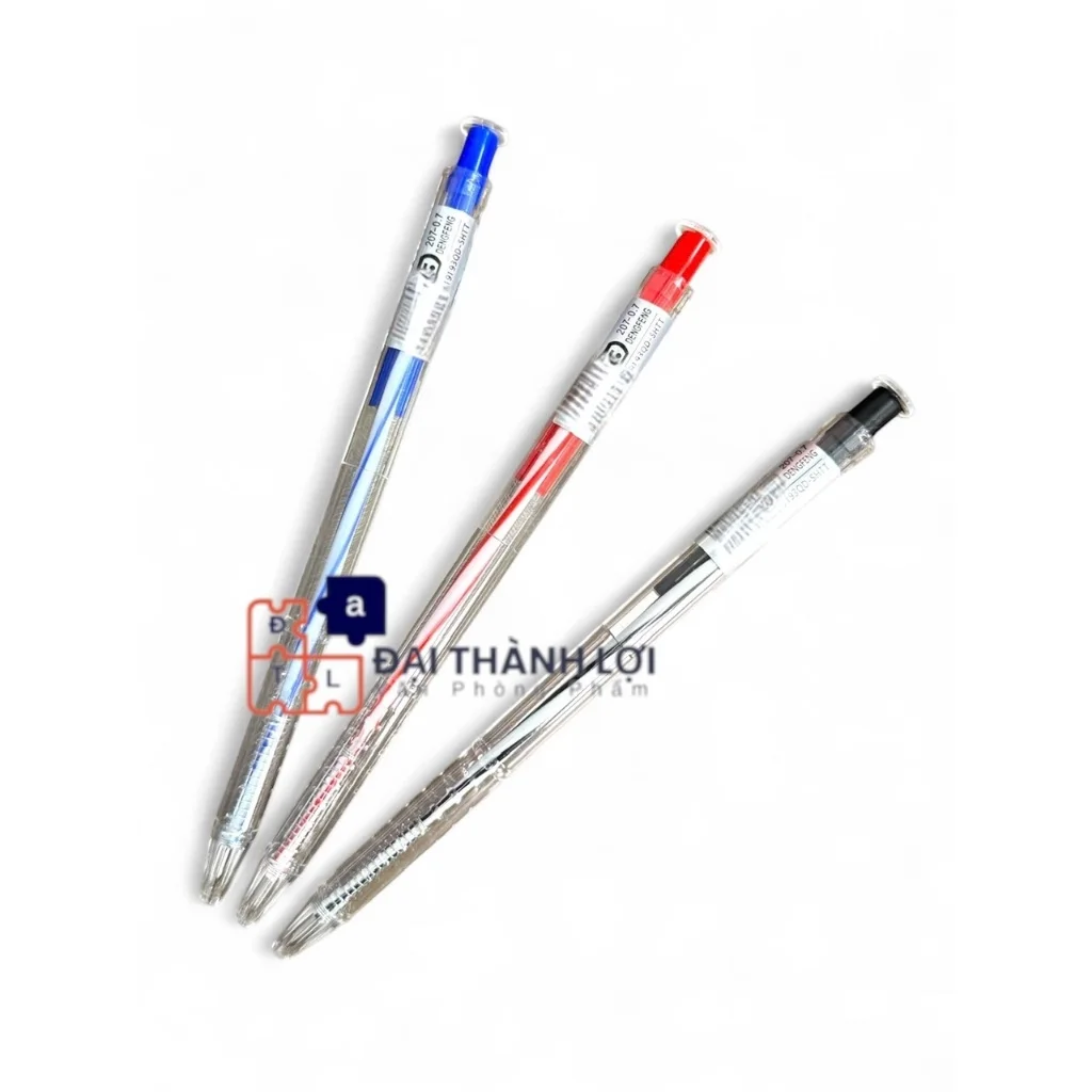 Bút bi DF-207 ngòi 0.7mm( Mực Xanh/Đỏ/Đen/Mix Màu)