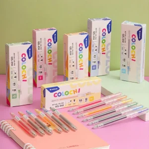 Bút gel nhiều màu Colochi Thiên Long Gel-050 ngòi cao cấp 0.5mm, viết êm trơn, mực nước nhanh khô