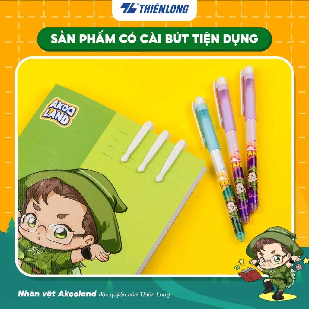 Bút lông kim Thiên Long FL-04/AK - Nét viết 0.3mm mảnh nhỏ - Akooland Fiha
