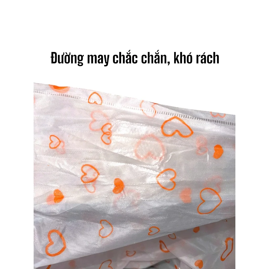 Áo Mưa Vân Gấu Loại Dày Bi Rất Tốt và Rất Dai Chất Liệu Dày Dặn, Không Mùi, Không Độc Hại