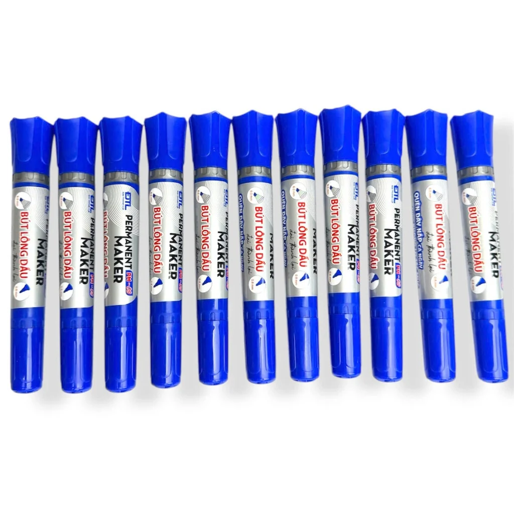 Bút lông dầu 2 Đầu Bút ĐTL PM-09 mực đạt tiêu chuẩn bám dính tốt trên nhiều vật liệu