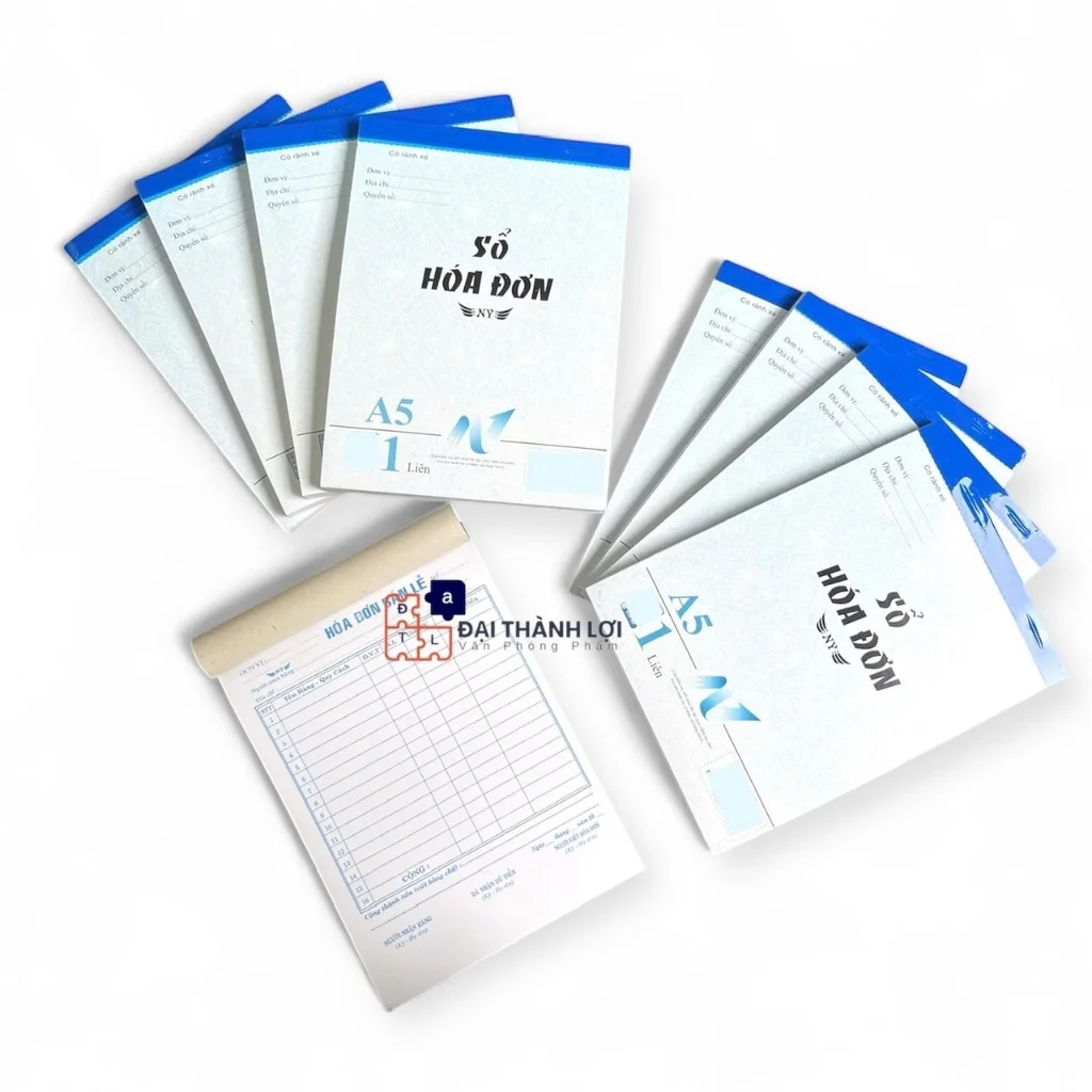 Cuốn Hóa đơn bán lẻ 1 liên khổ A5