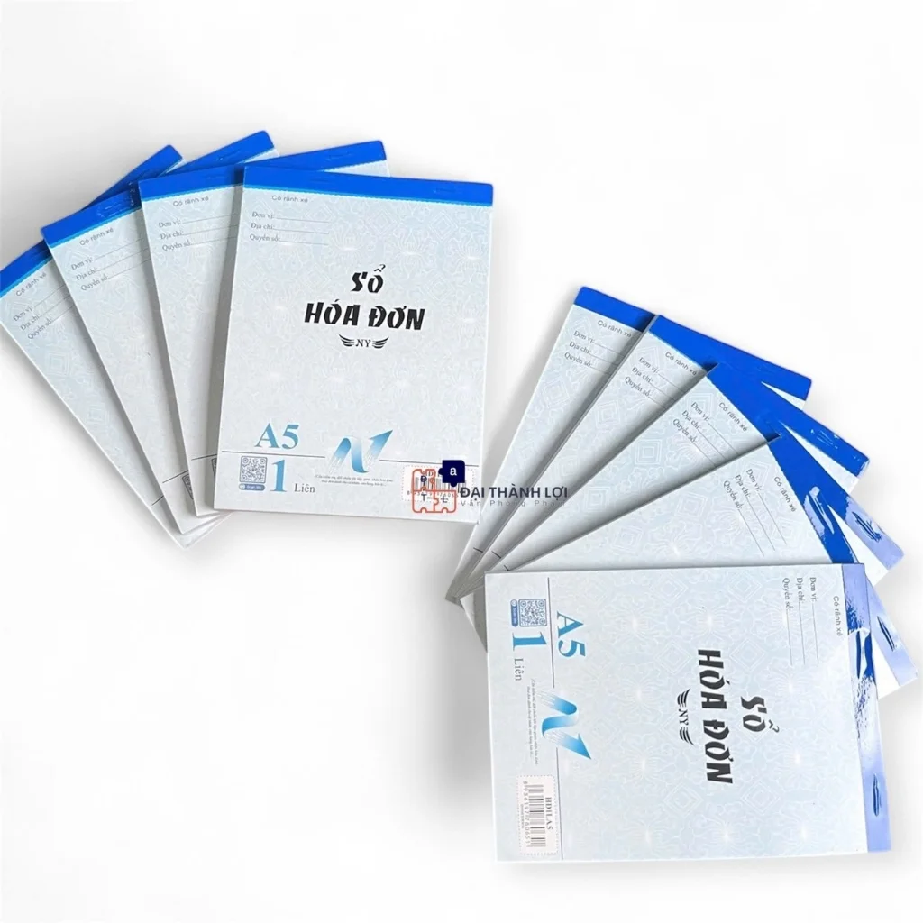 Cuốn Hóa đơn bán lẻ 1 liên khổ A5