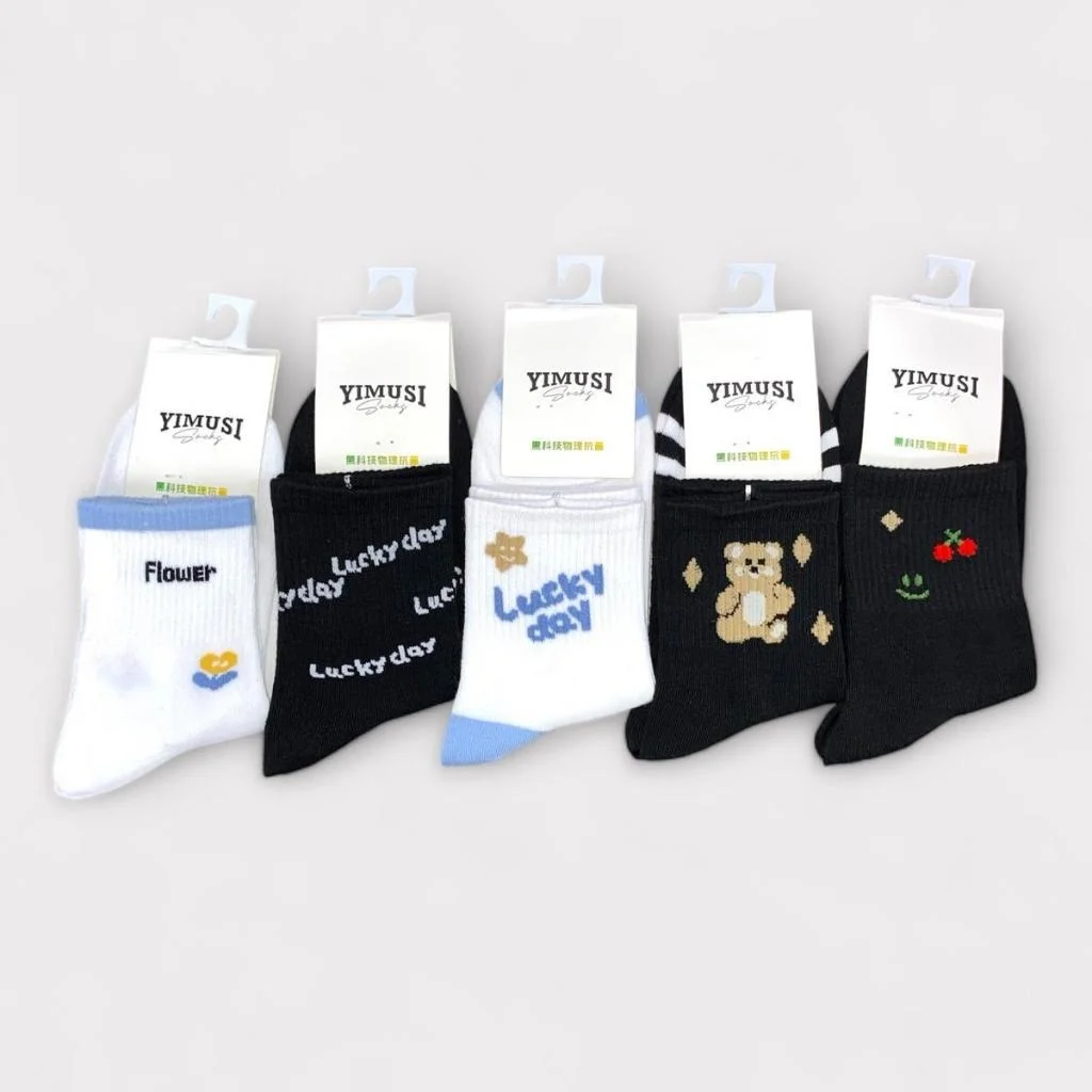 Vớ Nữ Cổ Ngắn Đa Dạng Mẫu Chất Liệu Cotton Mềm Mại, Thông Thoáng