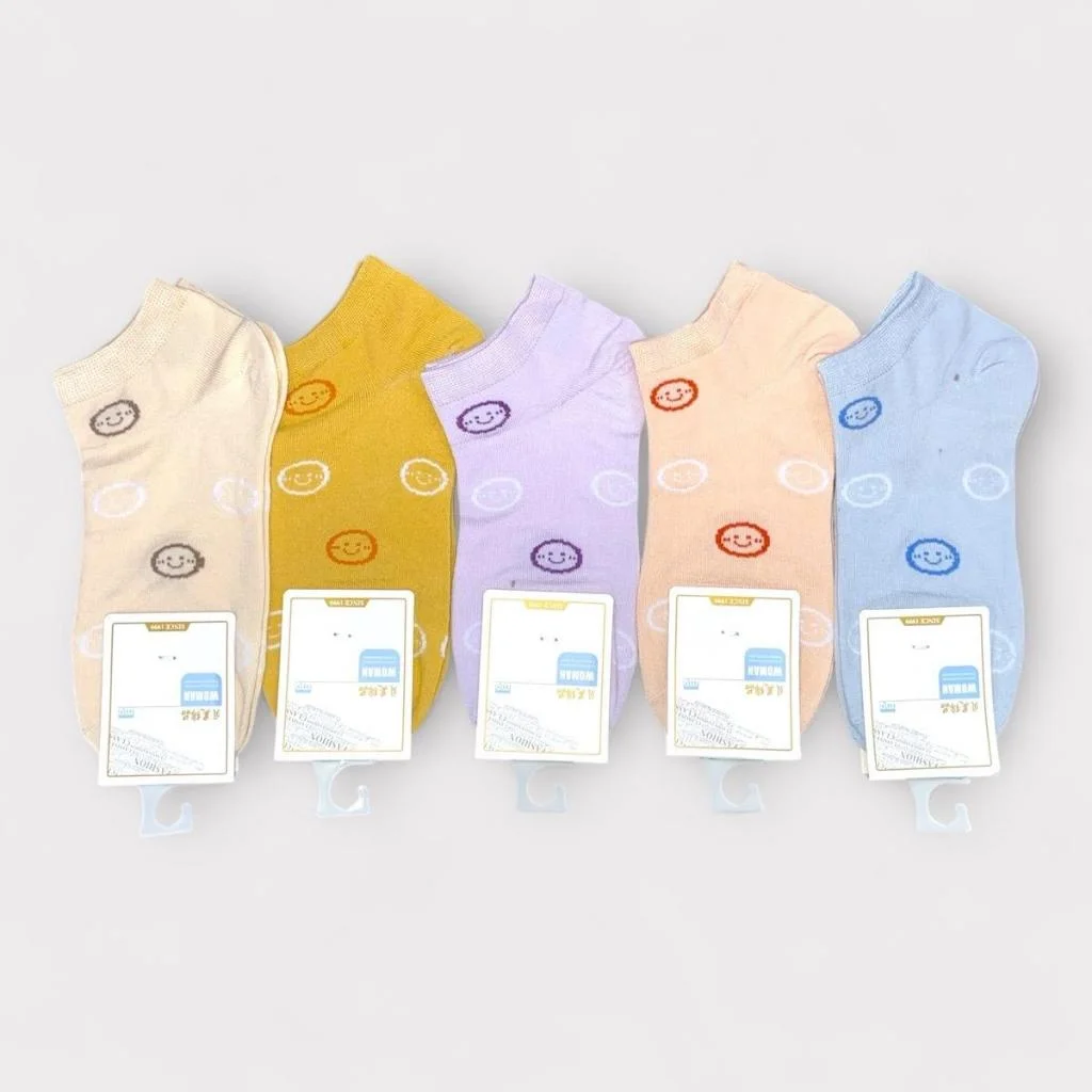 Vớ Nữ Cổ Ngắn Đa Dạng Mẫu Chất Liệu Cotton Mềm Mại, Thông Thoáng