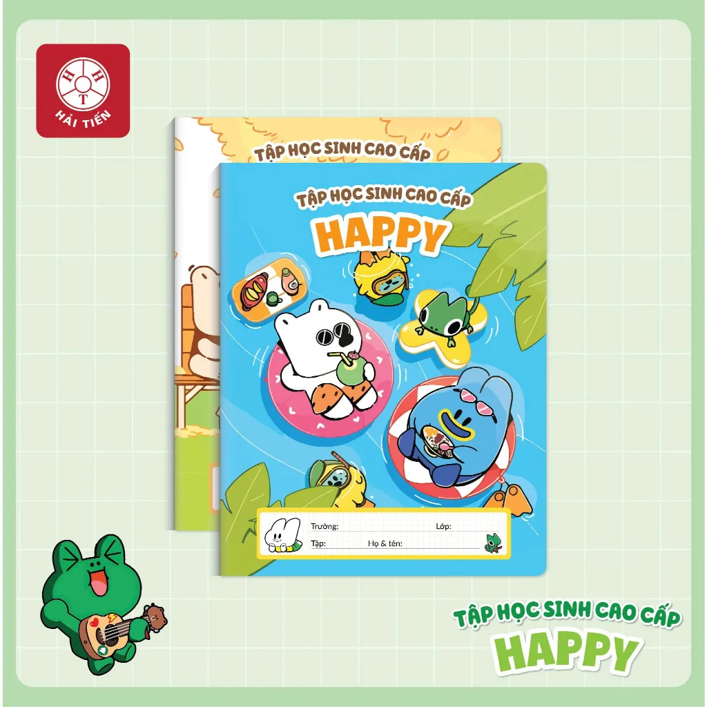 TẬP Tập Vở Hải Tiến 96 Trang 158x205mm Dày 120 Gsm (Dày) Hải Tiến