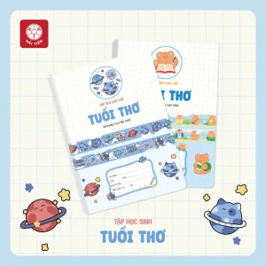 Tập Vở Hải Tiến 200 Trang Kích Thước 156x205mm Độ Dày 70 Gsm (Hơi Mỏng)