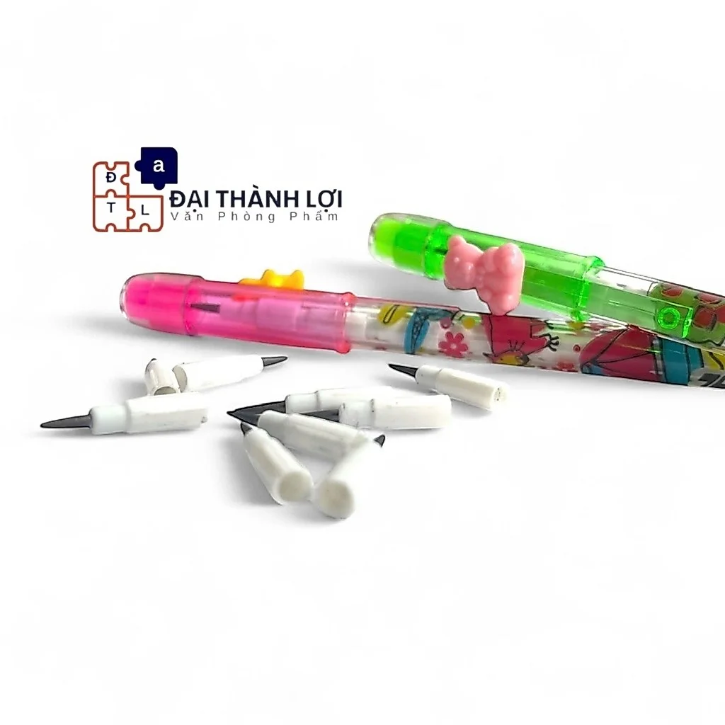 Bút chì khúc Thiên Long PC-09, độ cứng ruột chì HB - Bút chì kim thay ngòi, bút chì đốt( Chì khúc)