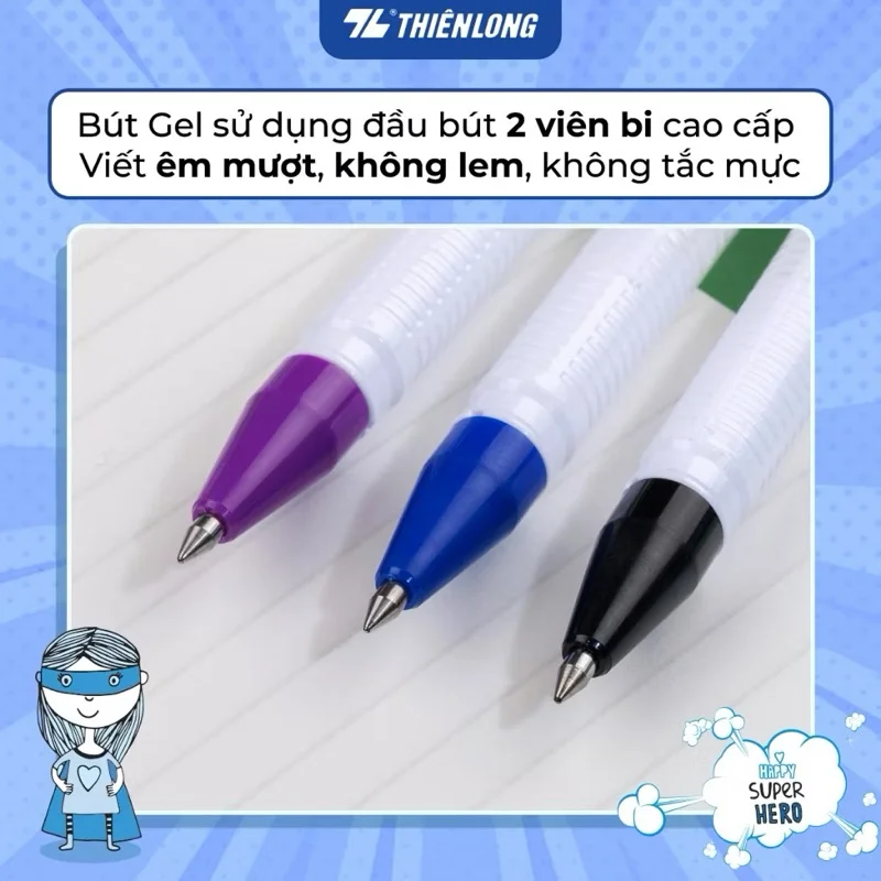 Bút Gel Thiên Long GEL-07 Ngòi 0.5mm