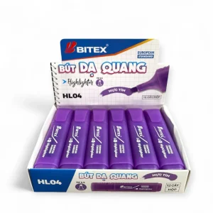 Bút Dạ Quang Hiệu Bitex HL04 Màu Mực Tươi Sáng Đều Màu, Dễ Nhìn, Mực Khô Nhanh, Nhiều Màu Lựa Chọn