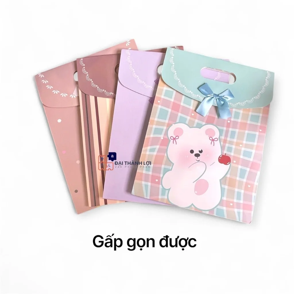 Túi Nơ Giấy Đựng Quà Tặng, Mỹ Phẩm Có Nắp Nhiều Mẫu Mã Kích Cỡ