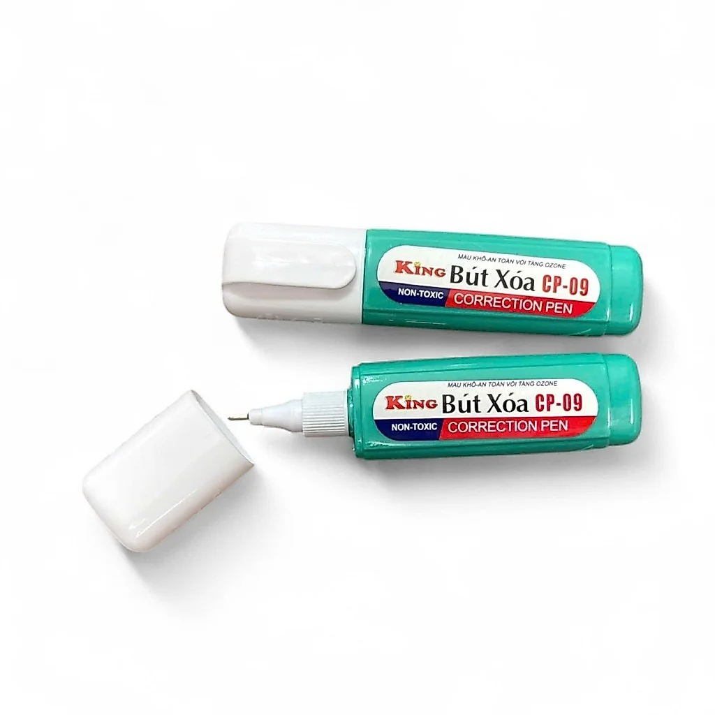 Bút Xóa Nước / Viết Xoá Nước KING CP-09/ CP 09 Thể Tích 16ml, Mực Xoá Nhanh Khô