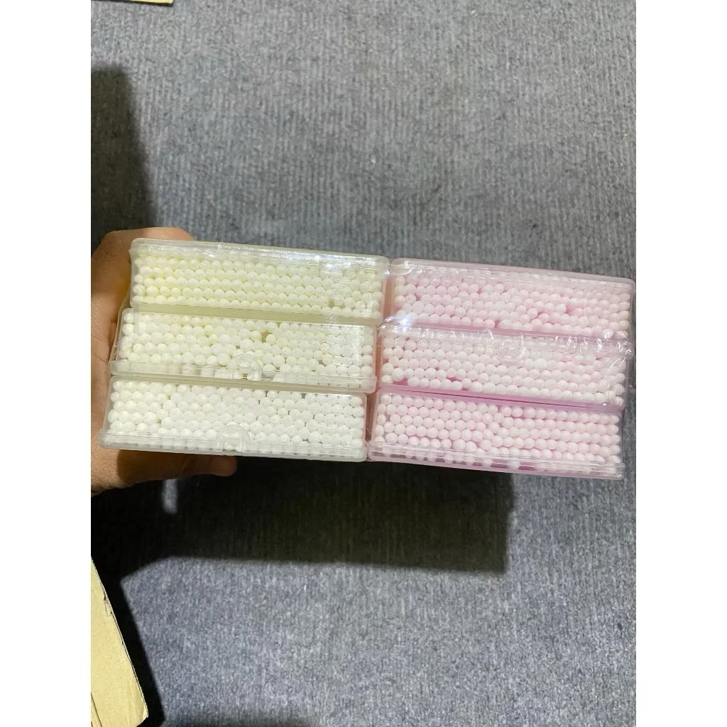 Tăm bông HELLO cao cấp thành phần 100% cotton đầu lớn, đầu nhỏ