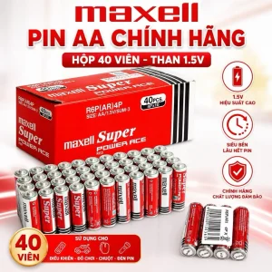 Pin AA ( 2A )Maxell ( pin tiểu ) carbon Siêu Bền R6P (Đỏ) Maxell Hàng Chính Hãng Bao Đổi Trả