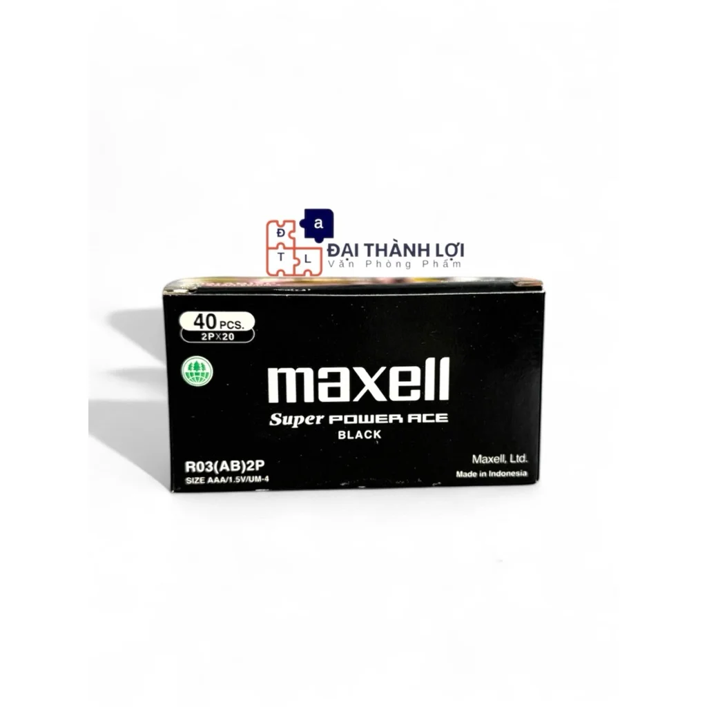 Pin Maxell AAA ( PIN NHÍ) Maxell R03P Super Power Siêu Bền - Hàng Chính Hãng Bao Đổi Trả