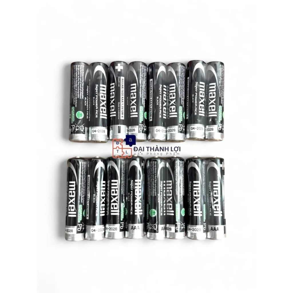 Pin Maxell AAA ( PIN NHÍ) Maxell R03P Super Power Siêu Bền - Hàng Chính Hãng Bao Đổi Trả