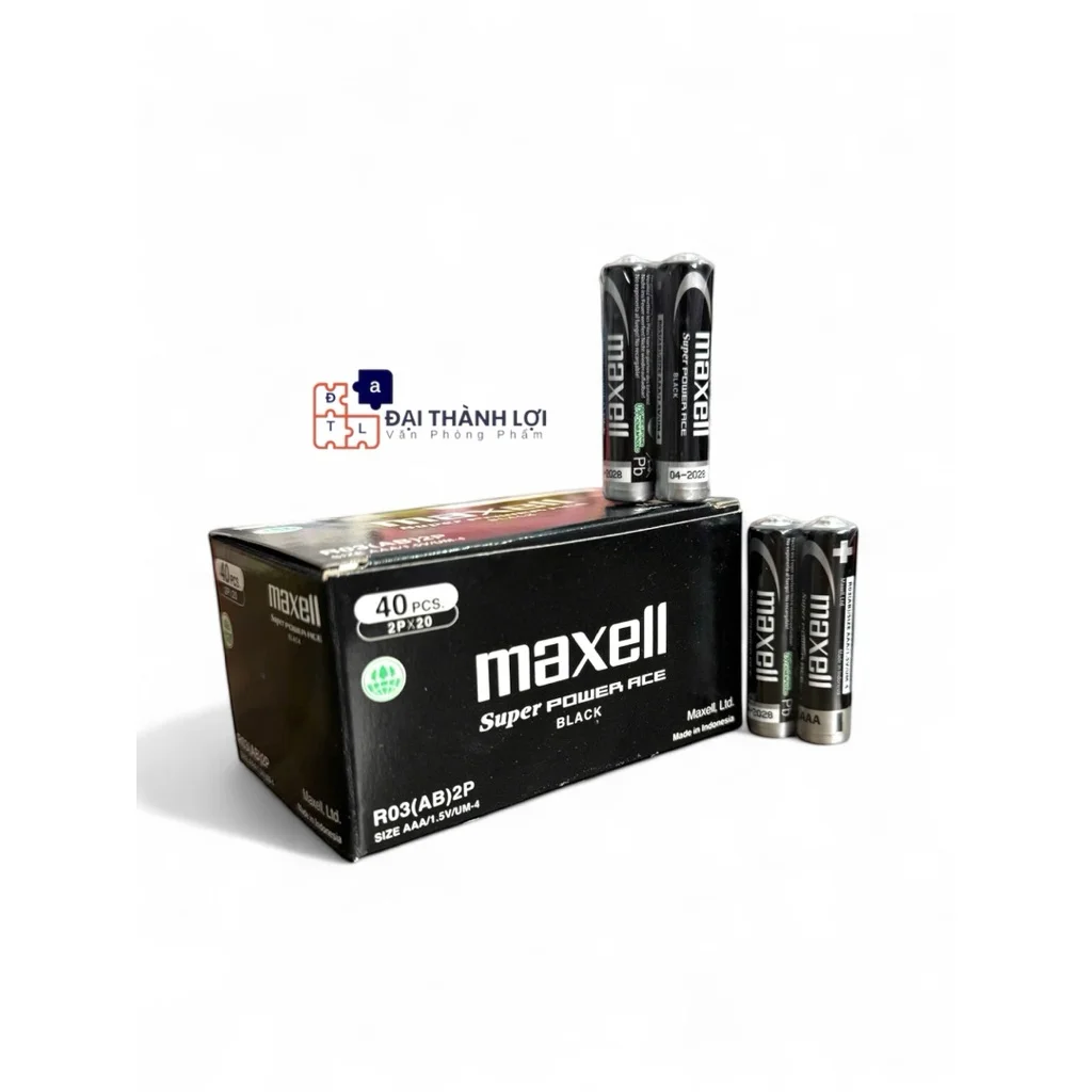 Pin Maxell AAA ( PIN NHÍ) Maxell R03P Super Power Siêu Bền - Hàng Chính Hãng Bao Đổi Trả
