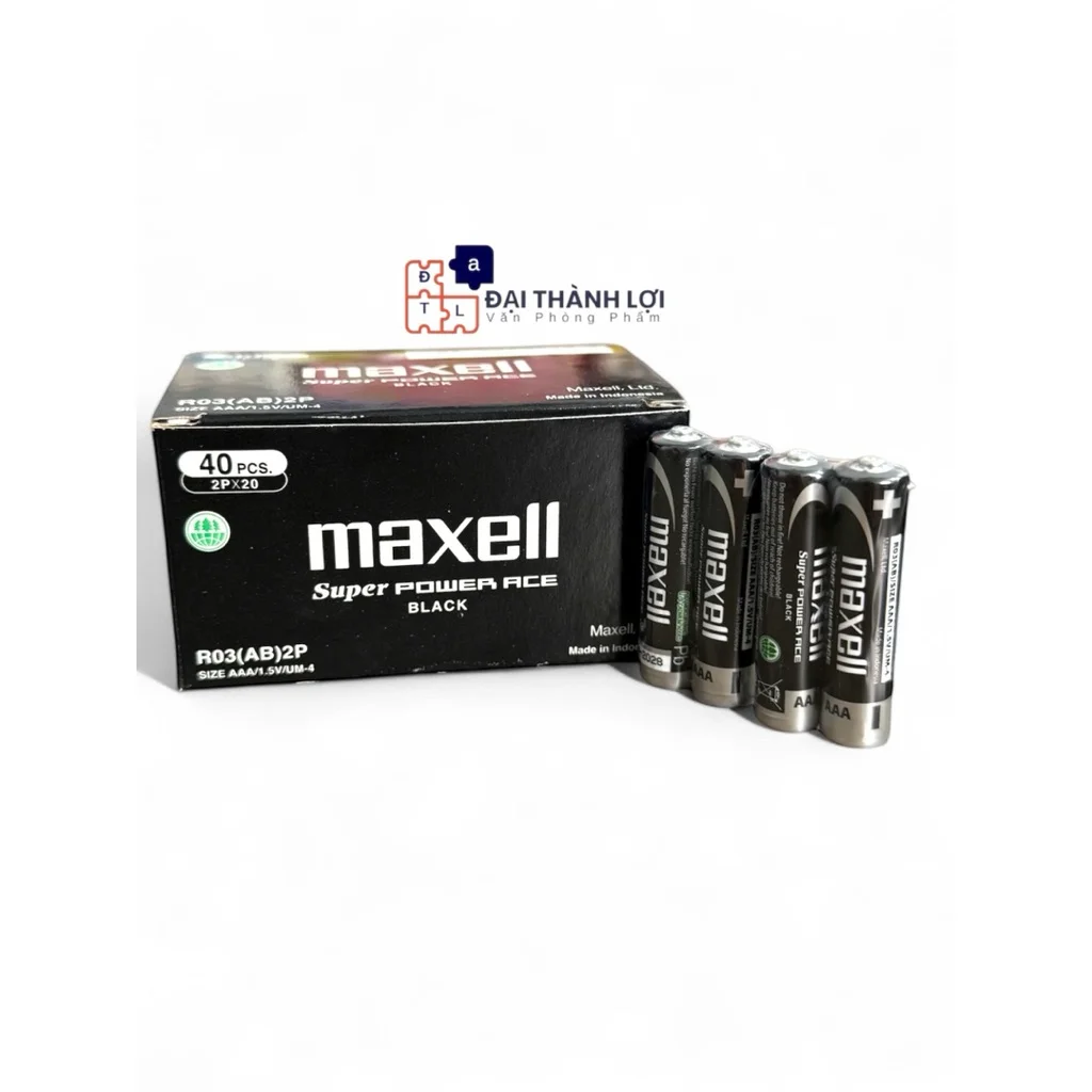 Pin Maxell AAA ( PIN NHÍ) Maxell R03P Super Power Siêu Bền - Hàng Chính Hãng Bao Đổi Trả