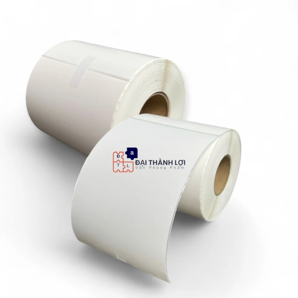 Cuộn 350 tờ giấy A6 in đơn hàng TMĐT tem vận chuyển khổ 100x150mm dành cho máy in nhiệt RP421 XP470B XP420 DT108B SP46