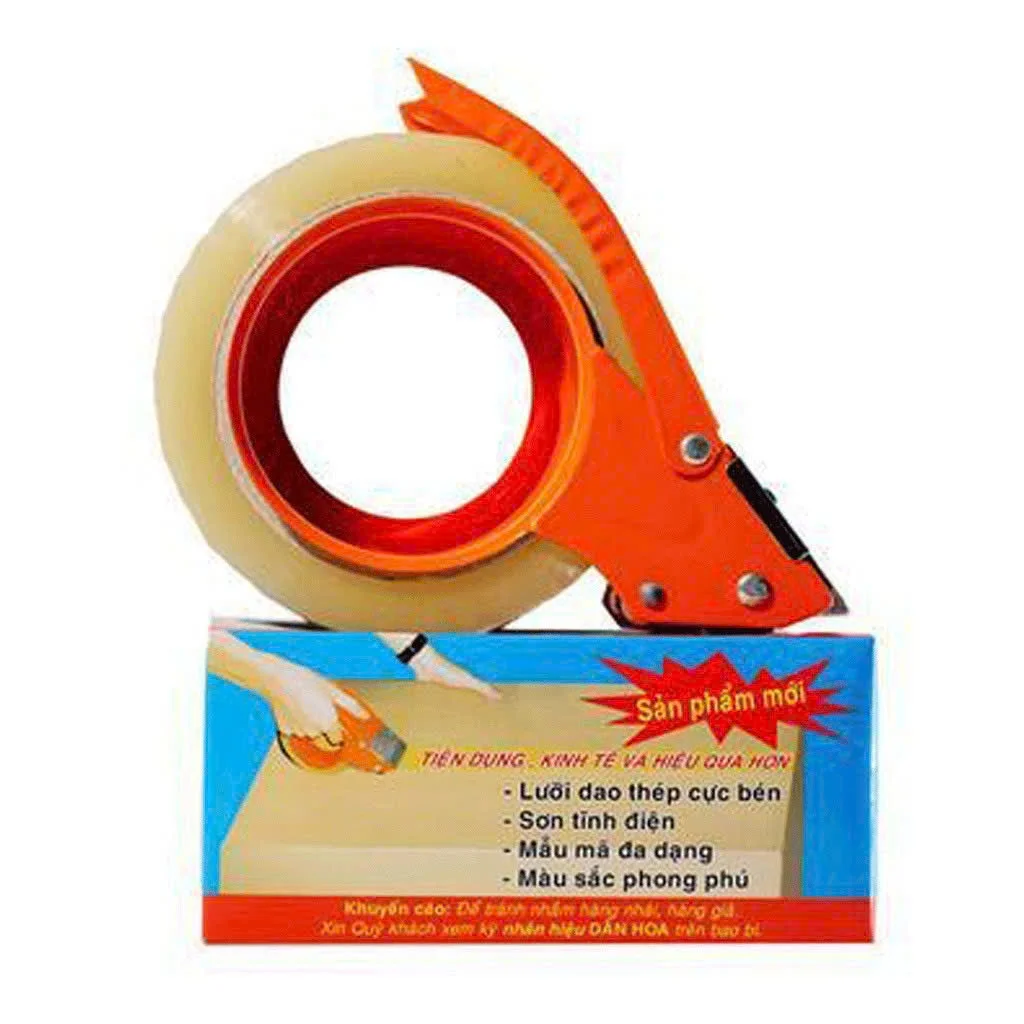 Dụng cụ cắt băng keo bằng sắt 5P Dân Hoa (dùng cho cây băng keo 1kg-2kg)