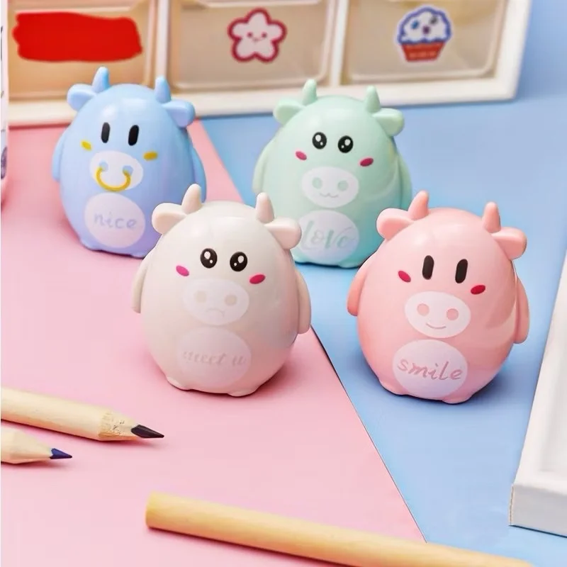 Đồ Chuốt / Đồ Gọt Bút Viết Chì Con Trâu Dễ Thương DY 391 Lưỡi Thép Không Gỉ Siêu Bén Nhỏ Gọn