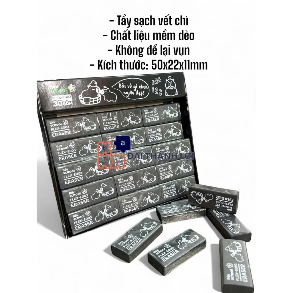 Gôm Tẩy bút chì - Gôm Đen (Size Lớn / Đại), Chất lượng tốt