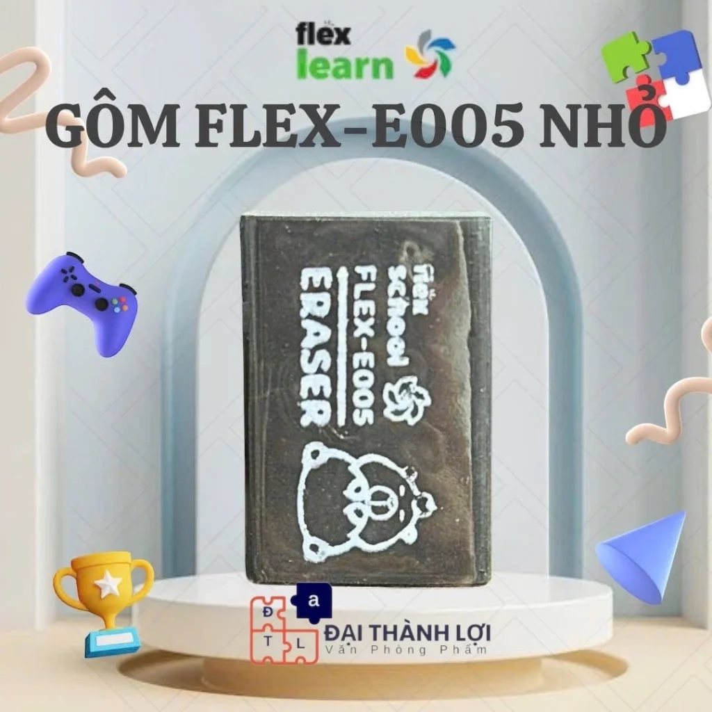 Gôm Tẩy Bút Chì - Gôm Đen Loại Nhỏ FLEX-E005