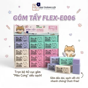 Tẩy Gôm bút chì - Tẩy sạch, không rách giấy - Mẫu ngẫu nhiên