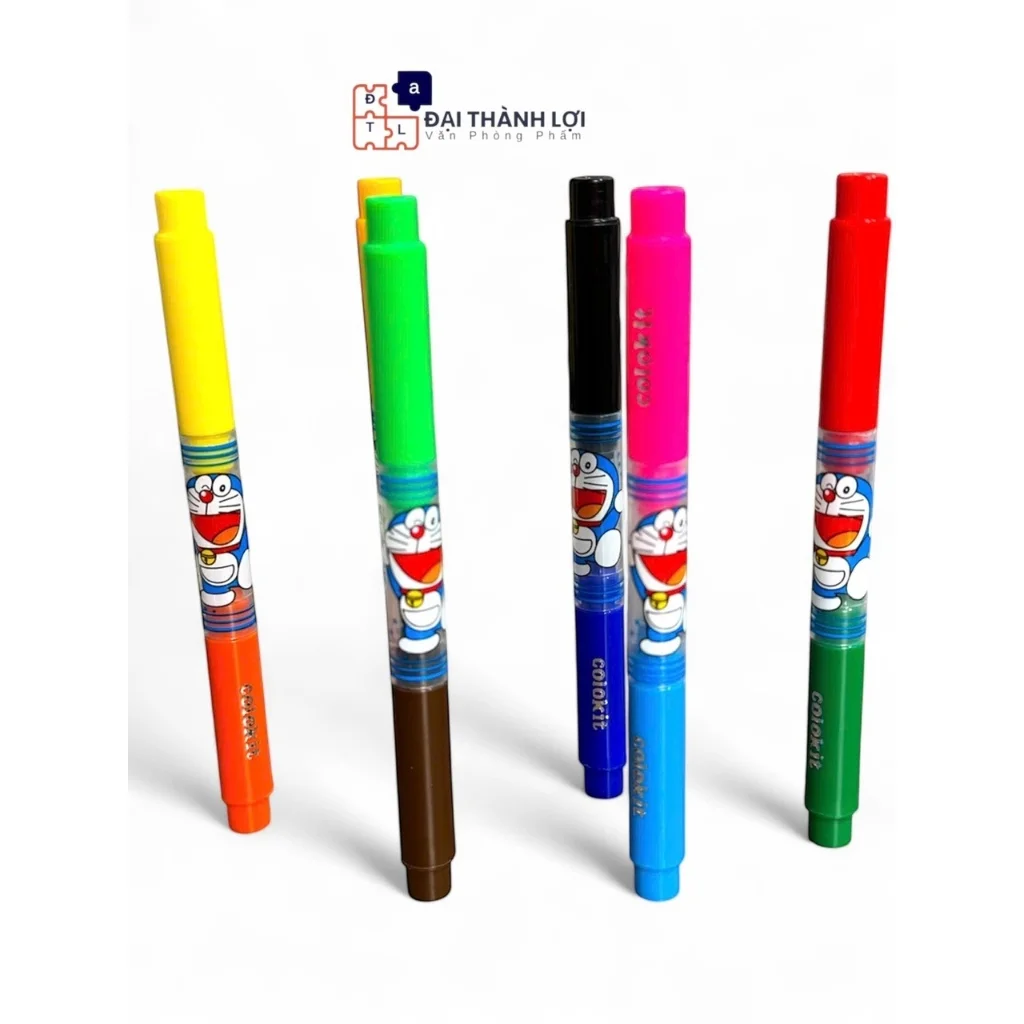 FP-C05 VỈ 12 MÀU BÚT LÔNG MÀU DORAEMON 12 MÀU FP-C05 HÀNG CHÍNH HÃNG