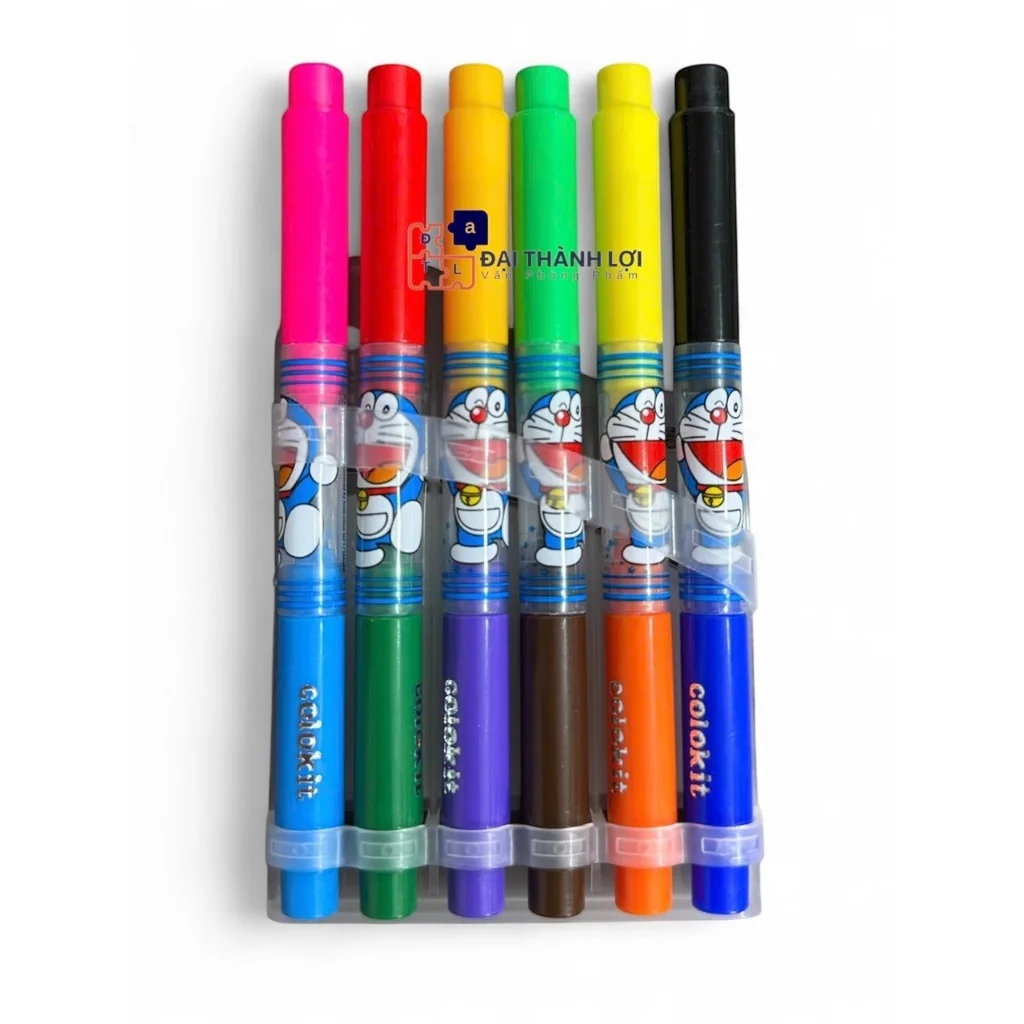 FP-C05 VỈ 12 MÀU BÚT LÔNG MÀU DORAEMON 12 MÀU FP-C05 HÀNG CHÍNH HÃNG